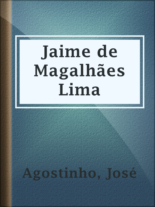 Cover image for Jaime de Magalhães Lima